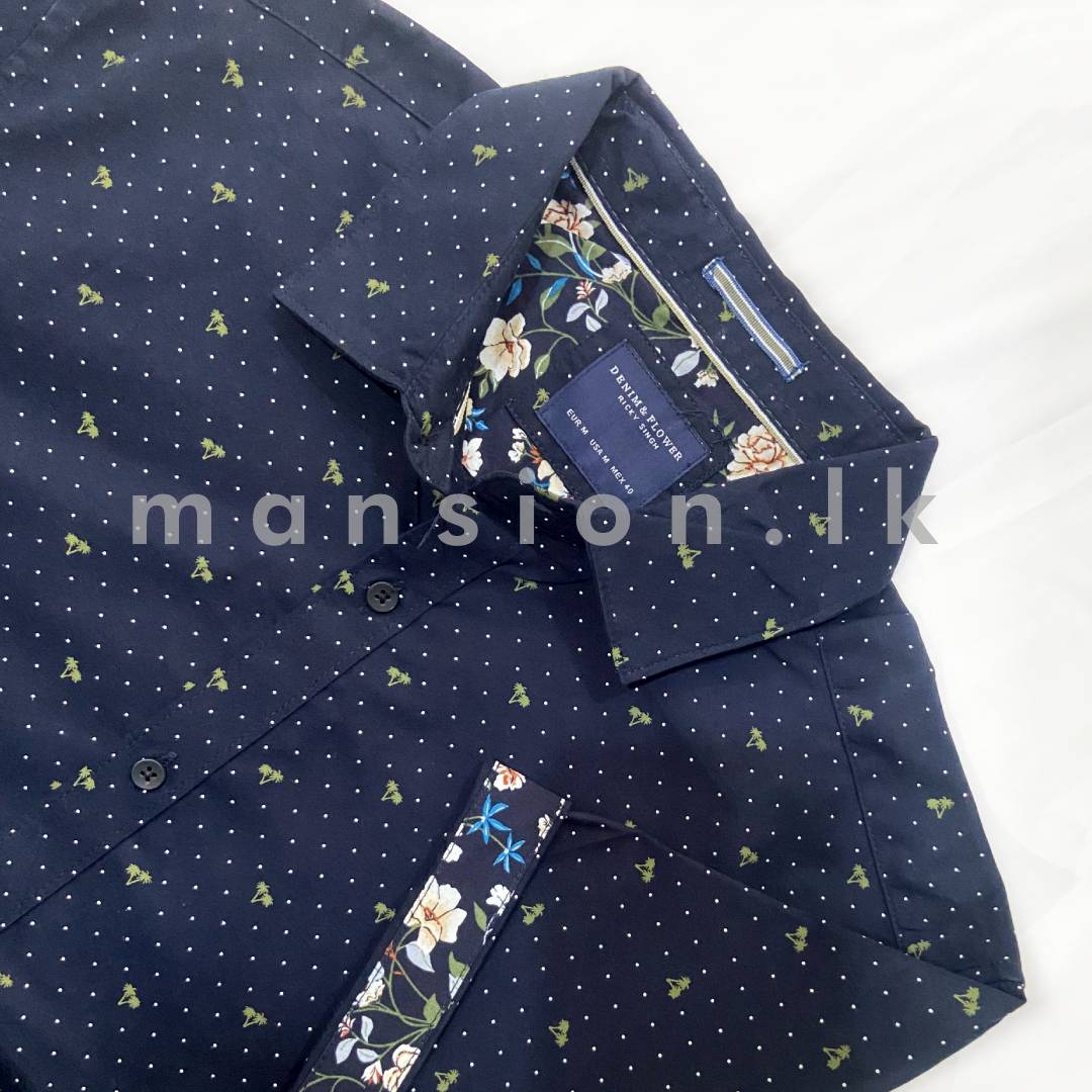 Denim and outlet flower dress shirts